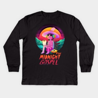 midnight gospel surreal Kids Long Sleeve T-Shirt